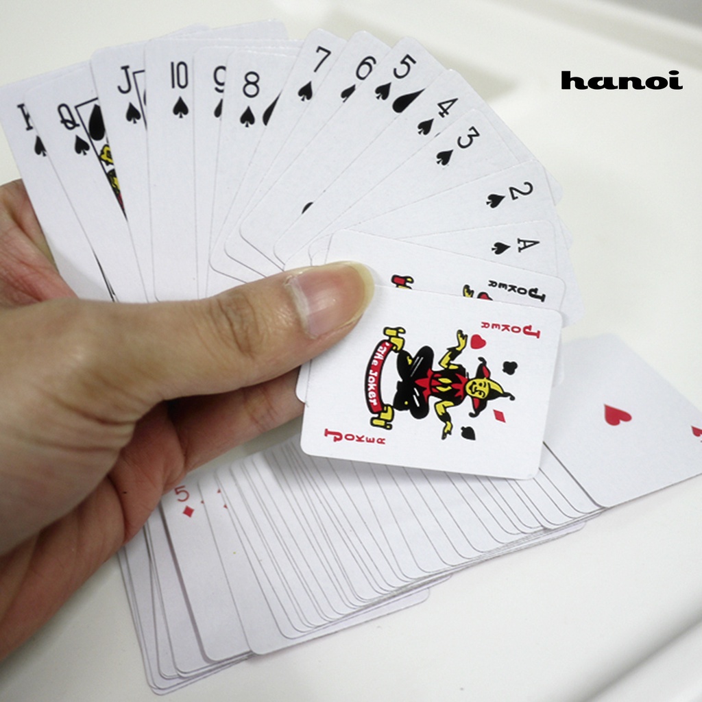 Set 54 lá bài tây mini vui nhộn dành cho các hoạt động ngoài trời