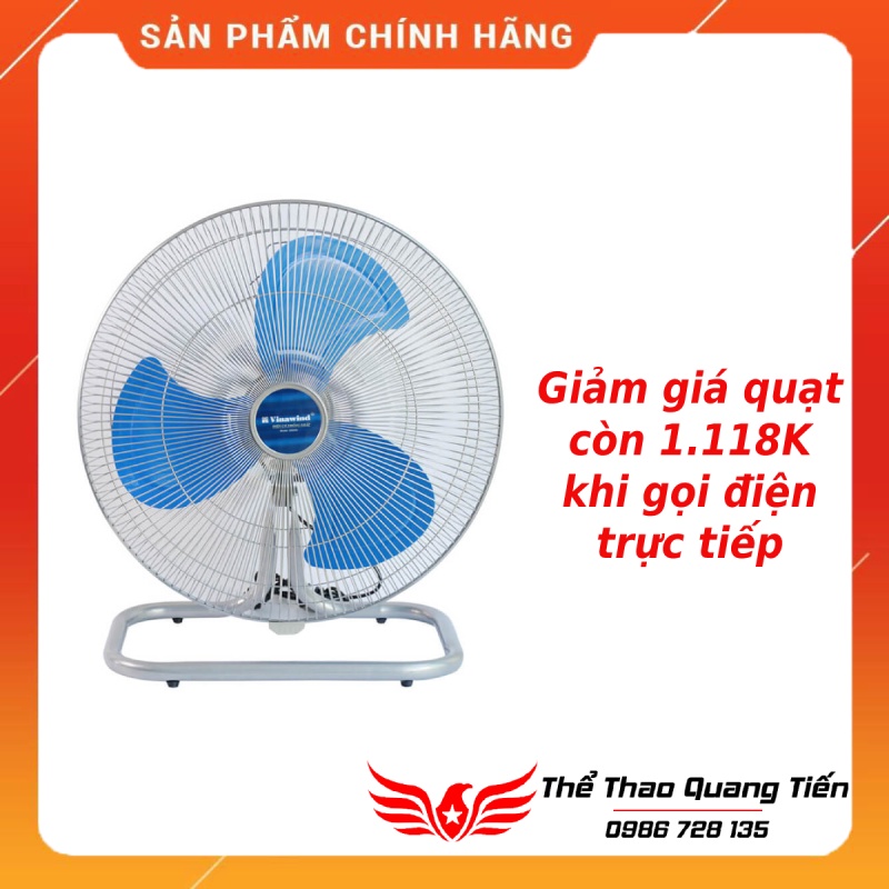 Quạt sàn - chân quỳ điện cơ thống nhất vinawind cánh 500 QS500