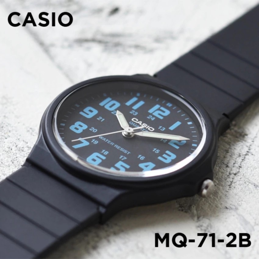 Đồng hồ nữ dây nhựa Casio chính hãng Anh Khuê MQ-71-2BDF