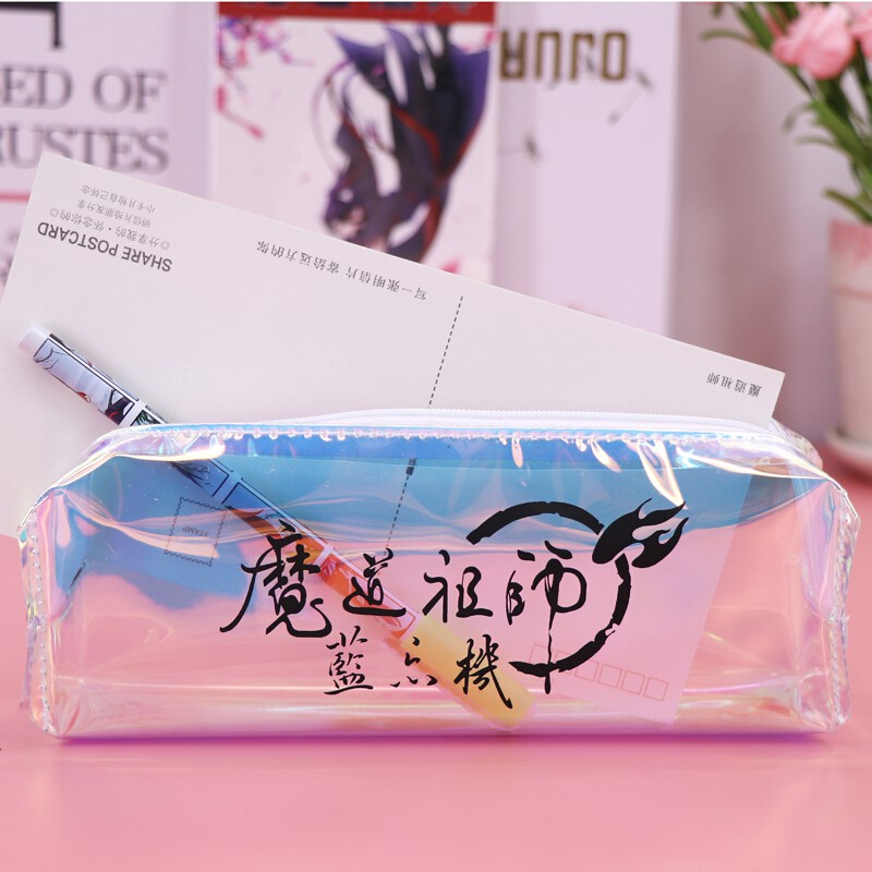 Hộp bút Ma đạo tổ sư Trần tình lệnh hologram bóp viết đựng đồ dùng học tập