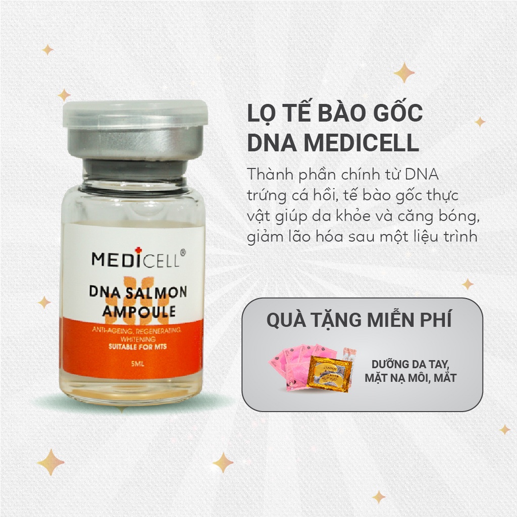 Serum DNA Cá Hồi, Dưỡng Trắng Mờ Thâm, Dưỡng Căng Bóng Da - Lọ 5ml