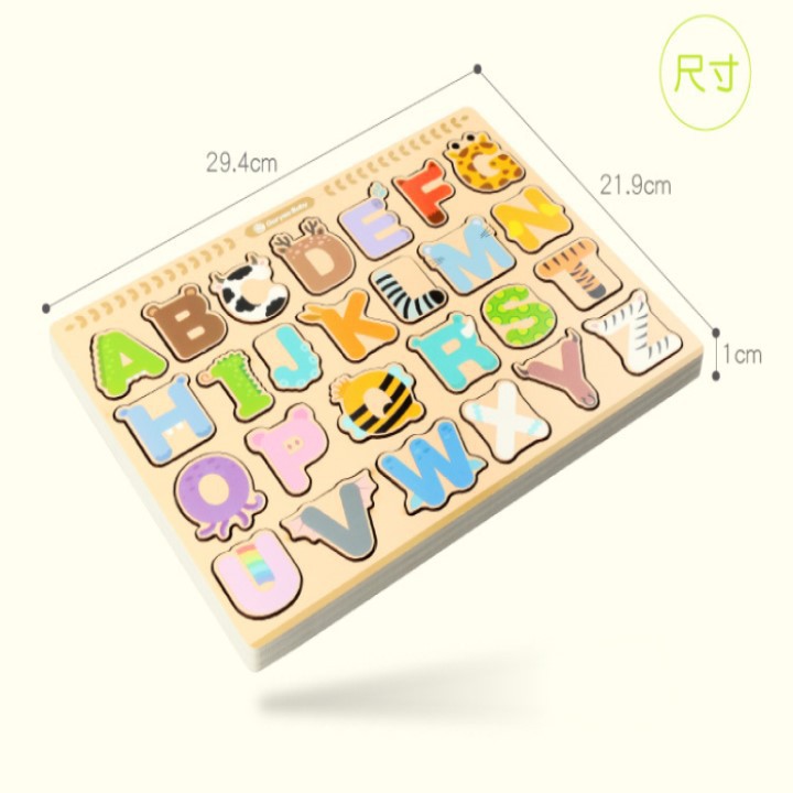 Bộ Ghép Hình Nhiều Chủ Đề Bằng Gỗ Goryeo Baby Hàn Quốc, Đồ Chơi Gỗ Thông Minh Montessori &amp; Giáo Dục Cho Bé - TIMIKID