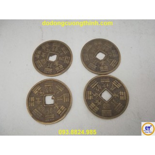 Combo 4 đồng xu càn khôn bát quái