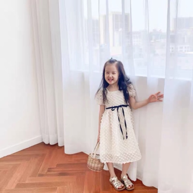 Đầm váy công chúa cho bé gái - Đầm váy dự tiệc phong cách Hàn Quốc cho bé gái sang chảnh