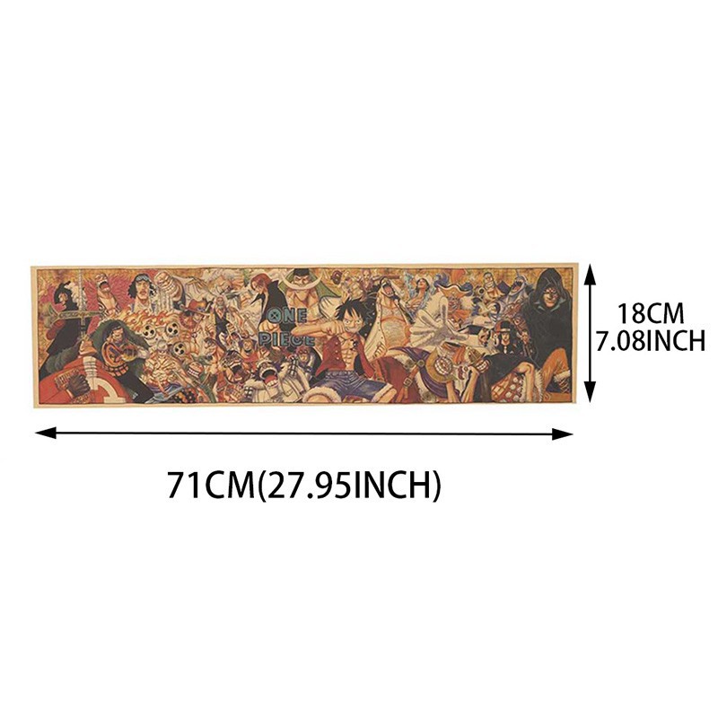 Poster treo tường hình One Piece