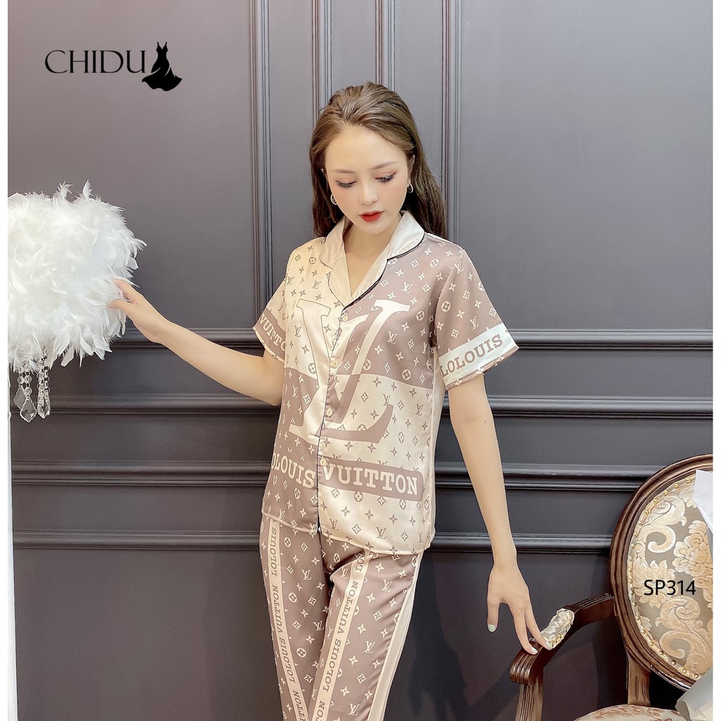 CHIDU Set bộ pijama hoạ tiết dễ thương, set đồ ngủ hoạ tiết nhiều màu SP314 | BigBuy360 - bigbuy360.vn