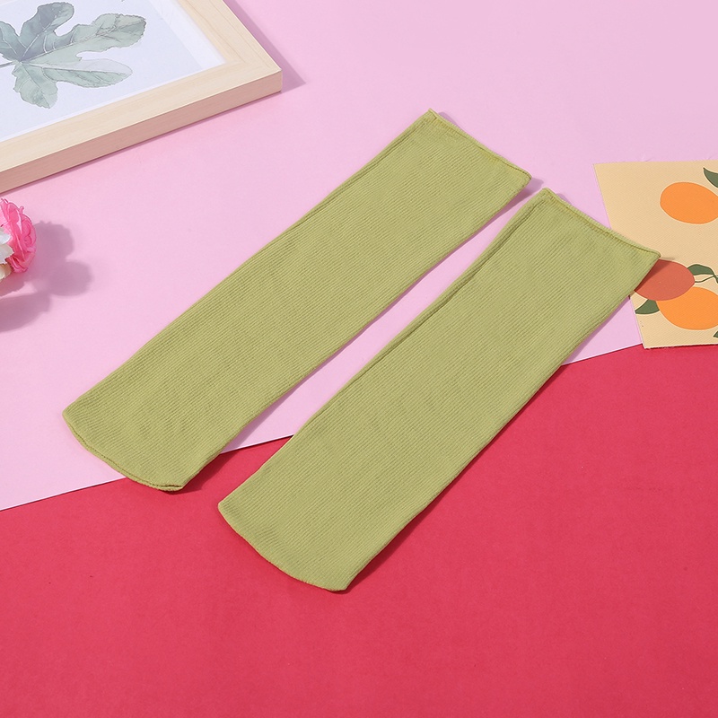 Vớ Dài Siêu Mỏng Mềm Mại Co Giãn Màu Trơn Thời Trang Mùa Hè Cho Nữ