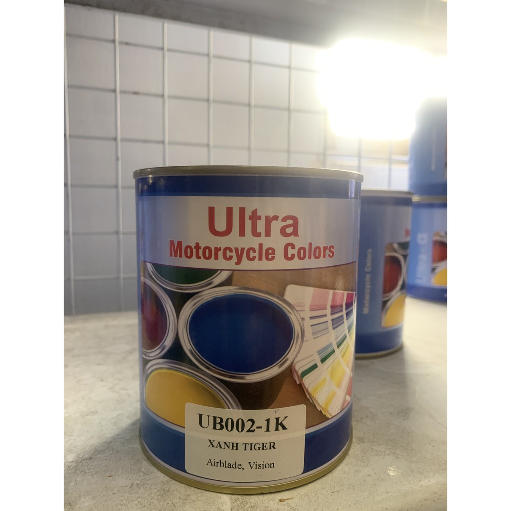 Sơn màu Ultra UB002-1K Xanh Tiger Aiblade, Vision ( Sơn ô tô và xe máy)