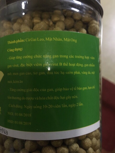 500 gr viên cà gai leo mật nhân tốt cho sức khỏe | BigBuy360 - bigbuy360.vn