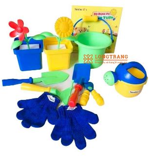 Bộ dụng cụ làm vườn 11chi tiết cho bé