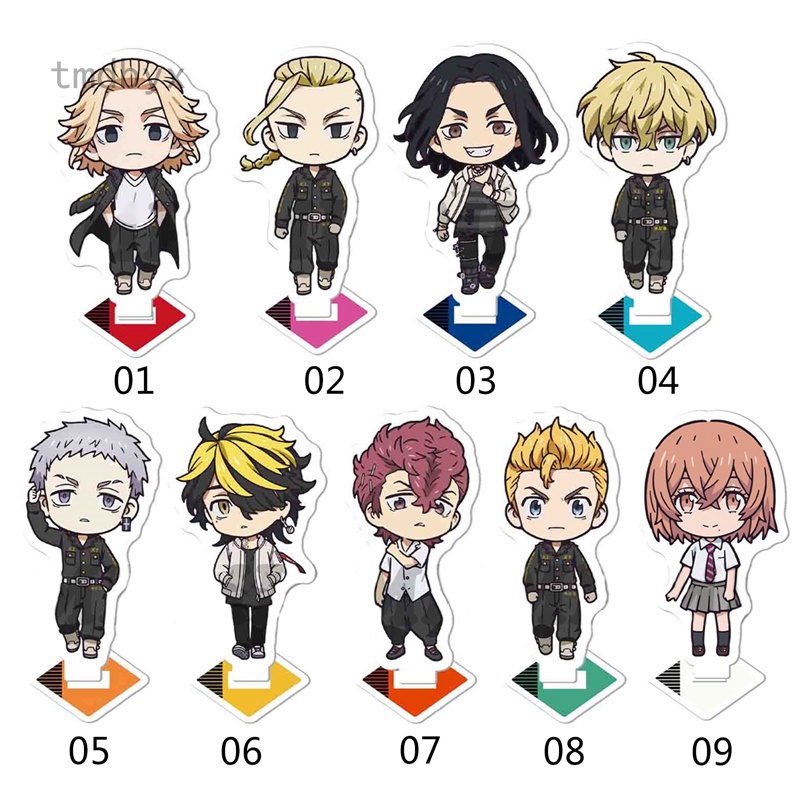 Mô hình nhân vật anime Tokyo Revengers đế đứng bằng acrylic hai mặt