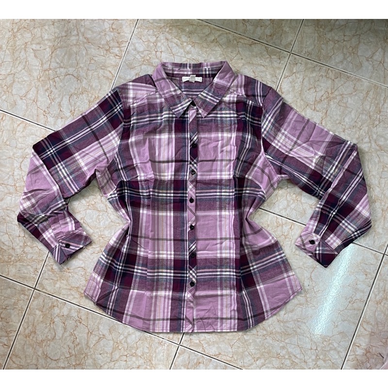 Áo Sơmi MINE Dư Xịn 2 Màu Caro Size M L