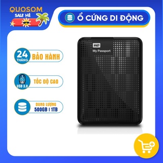 Ổ cứng di động WD My PASSPORT 2.5" USB 3.0 500GB/ 1TB - [Bảo hành 24 Tháng] Ổ cứng gắn ngoài ưa chuộng nhất