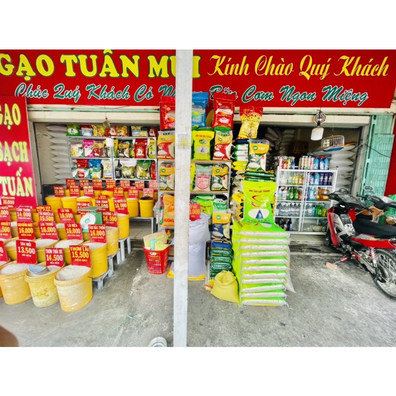 Gạo Lứt Tím Than ,Gạo Ông Thọ Dẻo Mềm Thơm Cơm (Túi 1ký)