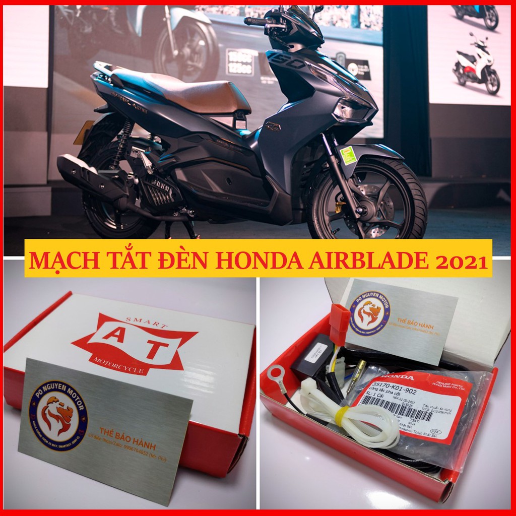 BỘ TẮT MỞ ĐÈN XE VÀ PASSING TRÊN CÔNG TẮC PASSING SH CHO AIRBLADE 2020