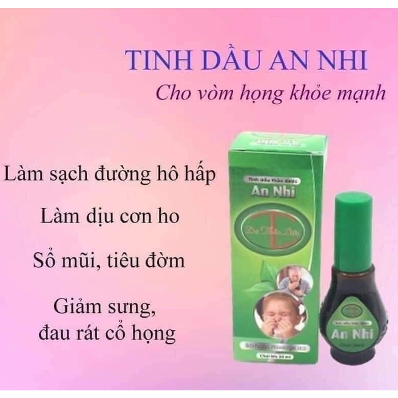 Tinh dầu An Nhi Dạ Thảo Liên. Tăng đề kháng, hệ miễn dịch cho bé