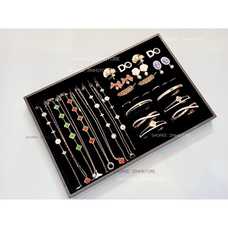 Khay đựng trang sức nhung đẹp