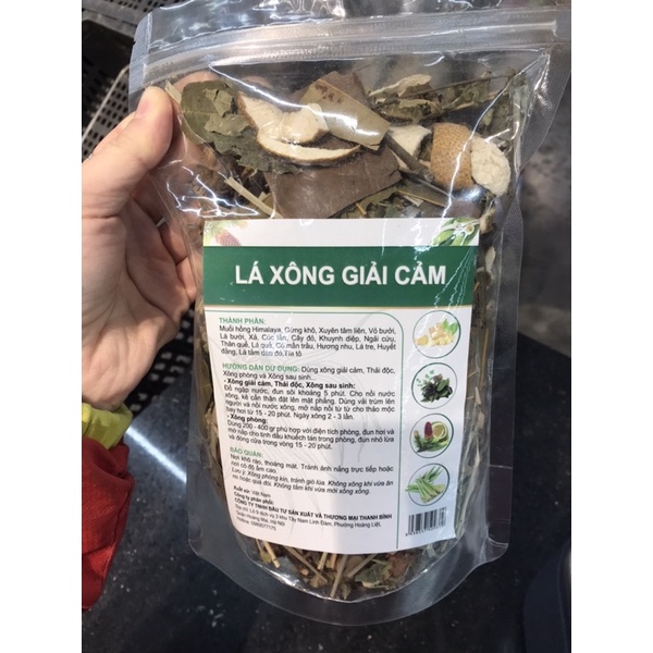 Lá xông giải cảm 200g