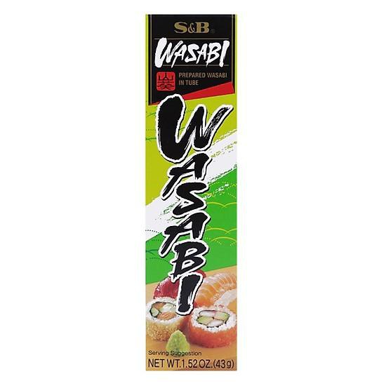 Mù tạt wasabi tuýp S&B 43gr