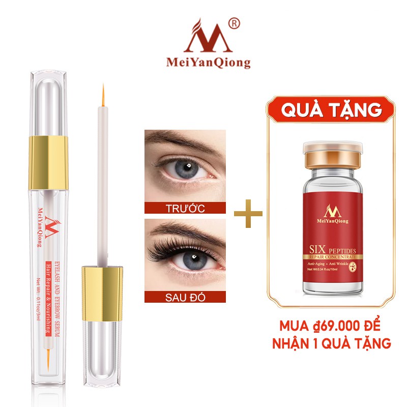 Tinh chất kích mọc lông mi MeiYanQiong chứa thành phần thảo mộc hỗ trợ làm dày và dài mi 3ml