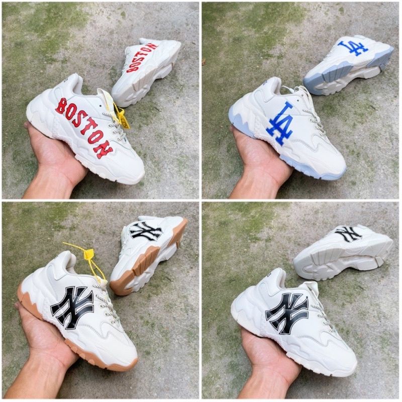 [Full Box] Giày thể thao nam nữ đế độn 5cm MLB chunky sneaker