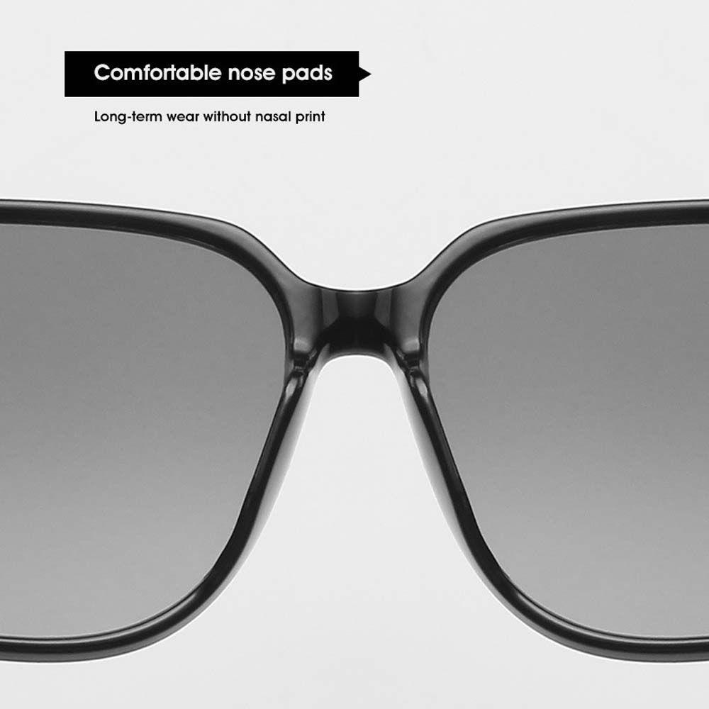 Kính Râm Hàn Quốc WMES15H Gọng Lớn In Họa Tiết Da Báo Phong Cách Vintage Sang Trọng Cho Nữ