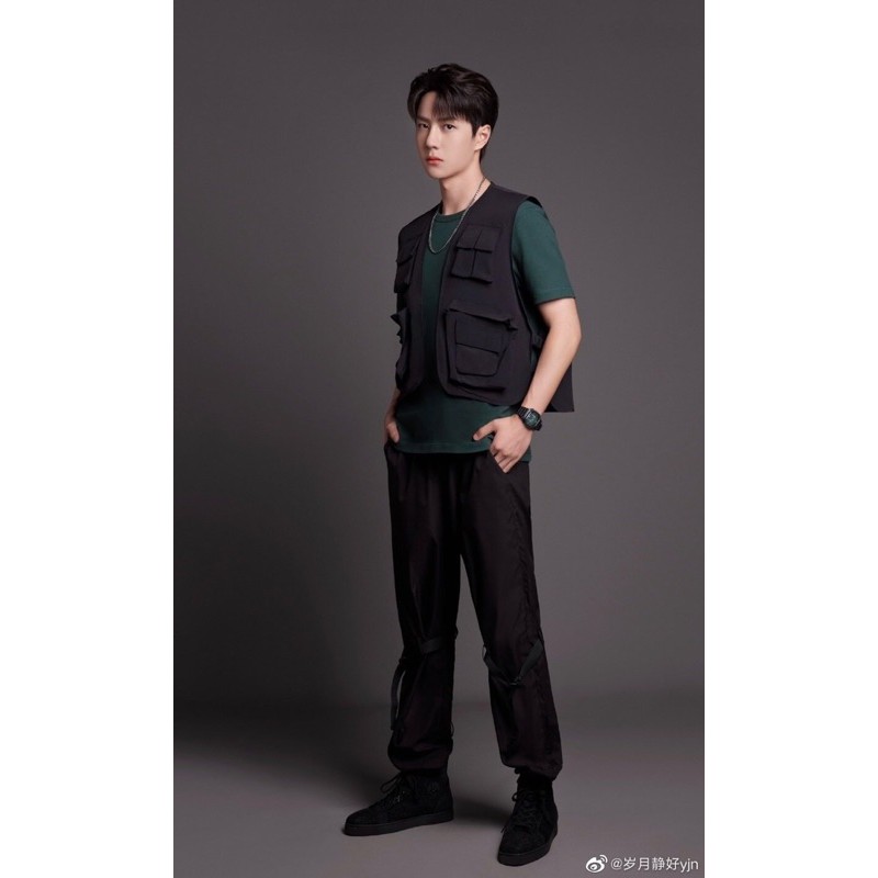 Vòng cổ Bạc cao cấp thiết kế theo chữ ký Vương Nhất Bác siêu xinh.