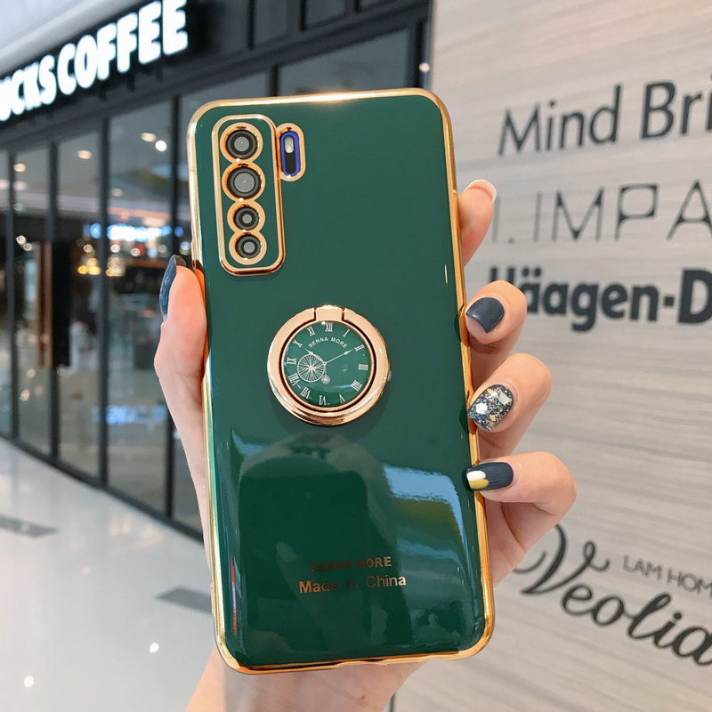 Ốp điện thoại TPU dẻo kèm giá đỡ cho OPPO RENO 6 4 5 3 4G 5G 5F 4F A95 A74 A54 A16 A15 S A53 A3S A12E A5S A7 A12 A52 A92 A5 A9 2020