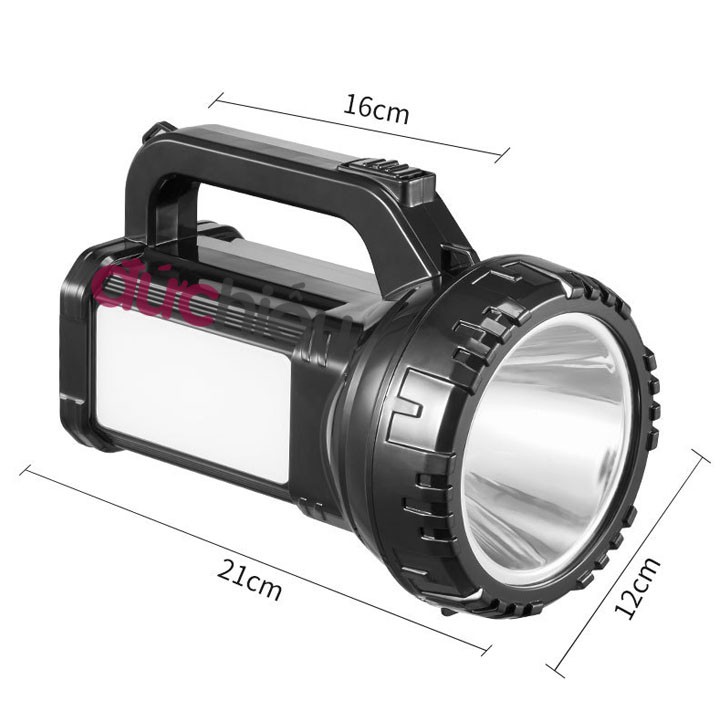 [ Hàng bao chuẩn ] Đèn pin siêu sáng cầm tay loại to đa năng tích điện DP LED - Đức Hiếu Shop