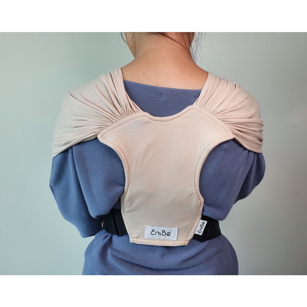 Địu Vải Cao Cấp EmBé Sling Dòng Flex Và Flex Plus Màu Beige Cho Bé Từ 0 Đến 24 ...