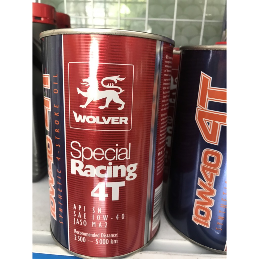 [Giá Siêu Tốt] Nhớt Wolver Racing 10w40 1L Cho Xe Số