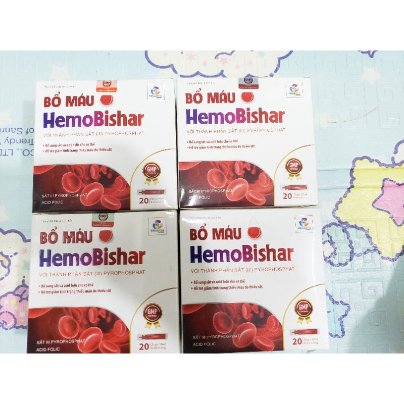 Bổ máu Hemobishar , bổ sung sắt và acid folic cho cơ thể