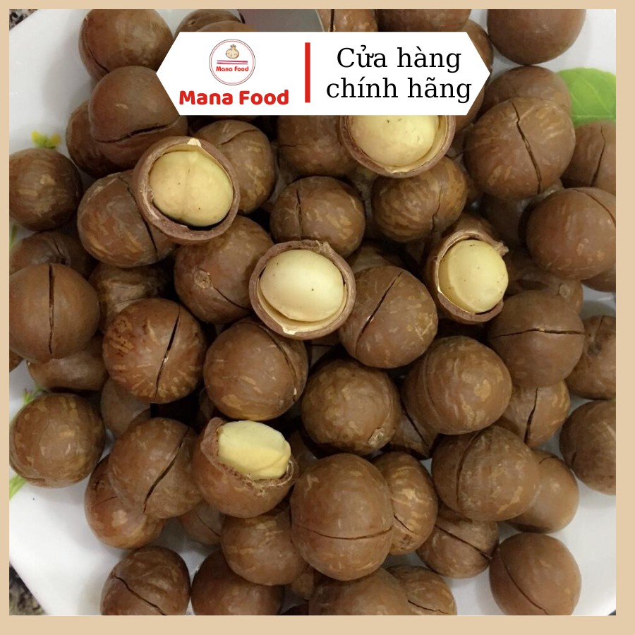 500G Macca Daklak Sấy Mana Food | VSATTP - Hạt bùi béo - Chất lượng