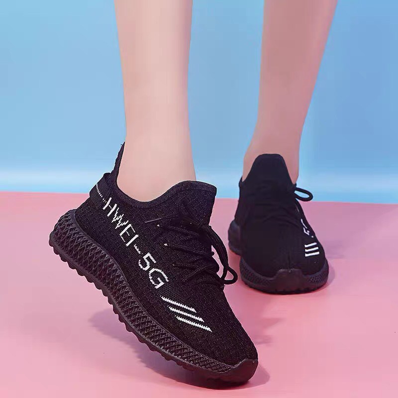 Giày thể thao nữ WEII 5G vải thoáng khí đế đan mới về