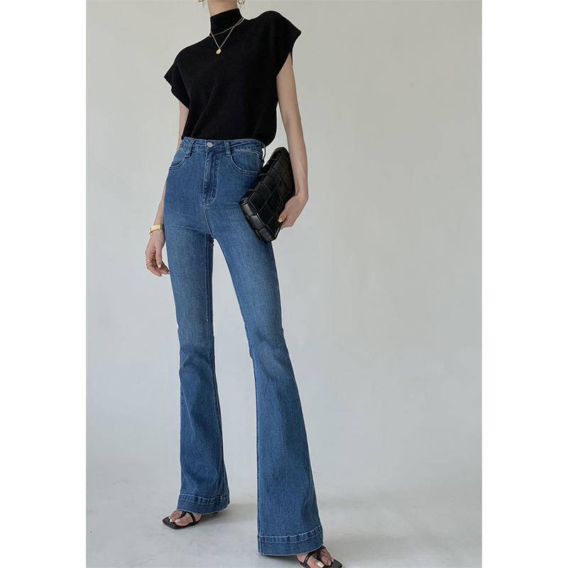 Áo Thun Dệt Kim Cổ Cao Tay Cộc Dáng Rộng Thời Trang Xuân Hè Cho Nữ