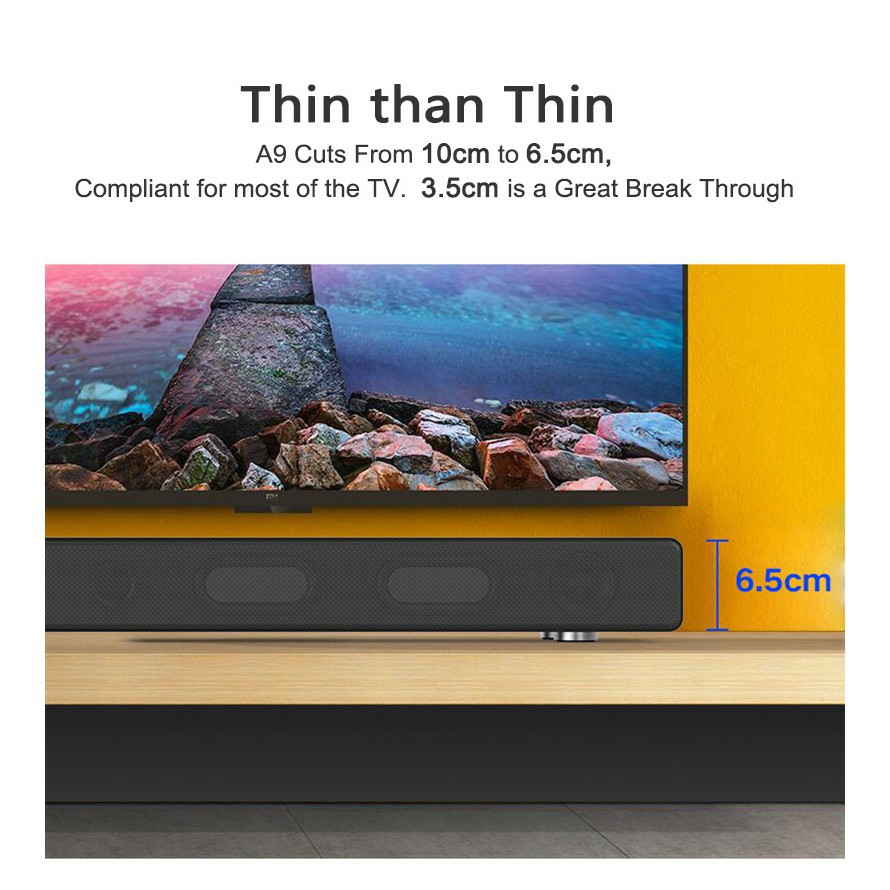 Loa soundbar Karaoke kết nối bluetooth 4.0 JY A9K(HÀNG NHẬP KHÂU) TẶNG 2 MICRO không dây