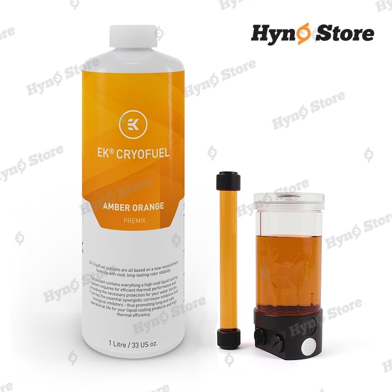 Coolant nước làm mát chuyên dụng EK CryoFuel Amber Orange Premix 1000mL màu vàng trong- Hyno Store