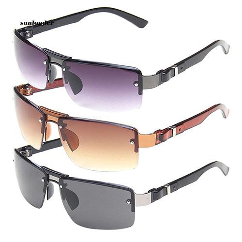 SNLD_Men's Rectangular Sunglasses Shades Travel Driving Fishing Eyewear