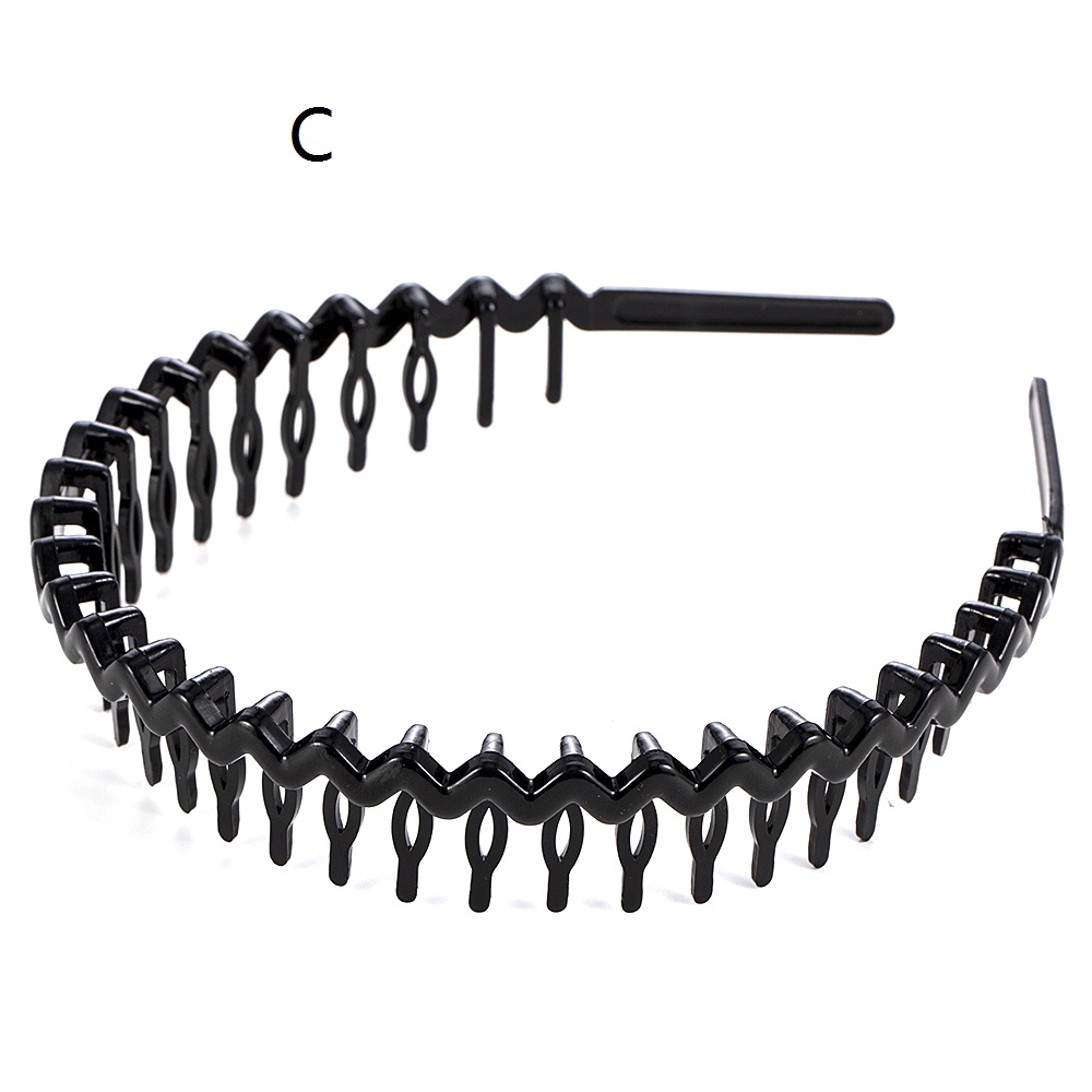 Băng đô cài tóc chơi thể thao bằng kim loại đơn giản cho nam &amp; nữ