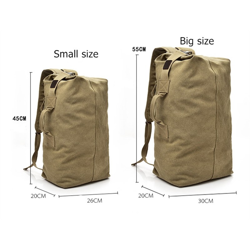 Balo Canvas Quân Đội Đa Năng Cho Nam Nữ
