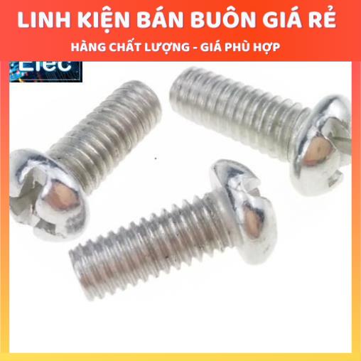 Vít Ren VR3T M3 Dài 10-16-20MM Đầu Tròn (10 Con)