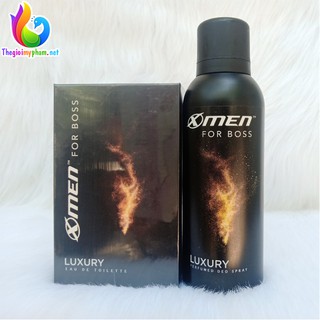 Combo Xịt Xmen For Boss Luxury 150ml + Nước Hoa XMen For Boss Luxury 49ml