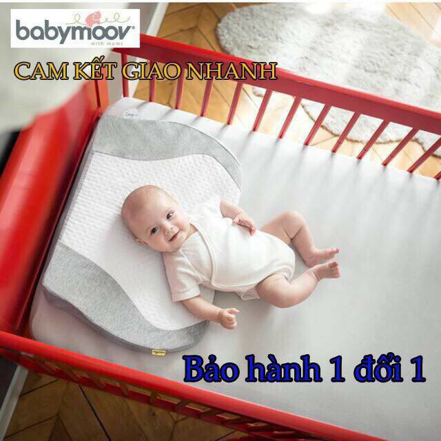 Gối chống trào ngược Babymoov và nệm ngủ đúng tư thế JJovce