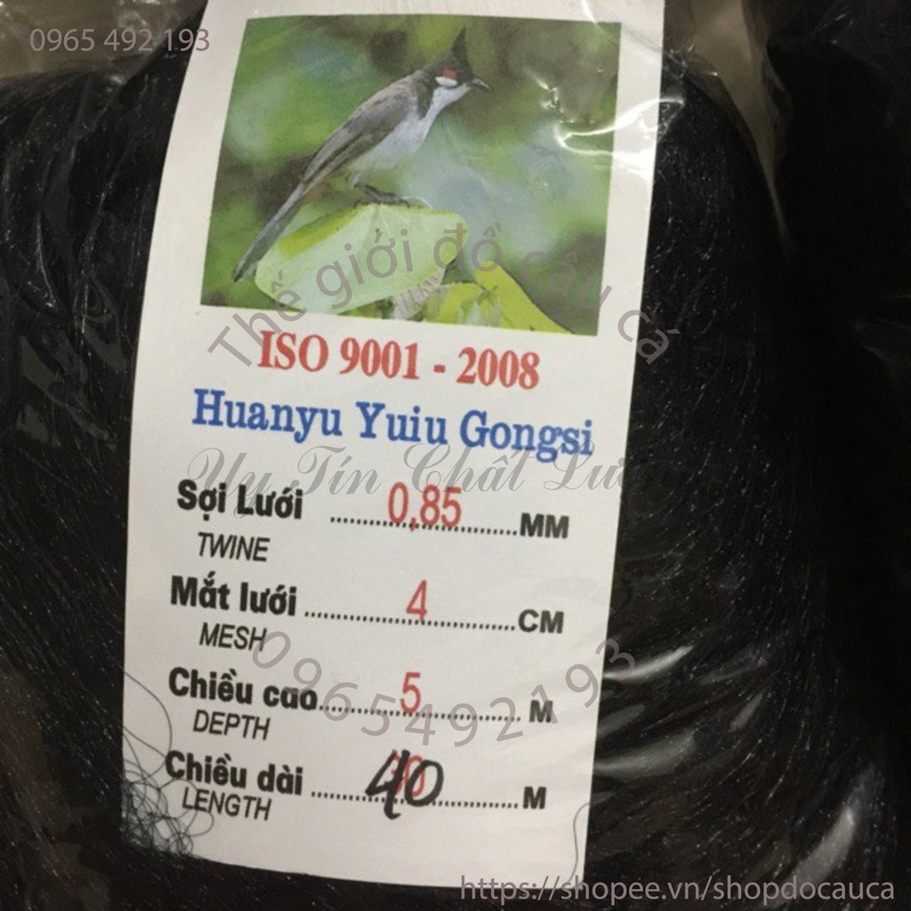 Lưới bẫy chim chào mào chim sẻ 4 phân dài 15, 20 , 40 m ( rẻ vô địch )