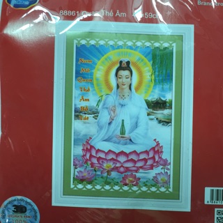Tranh chưa thêu phật 88861