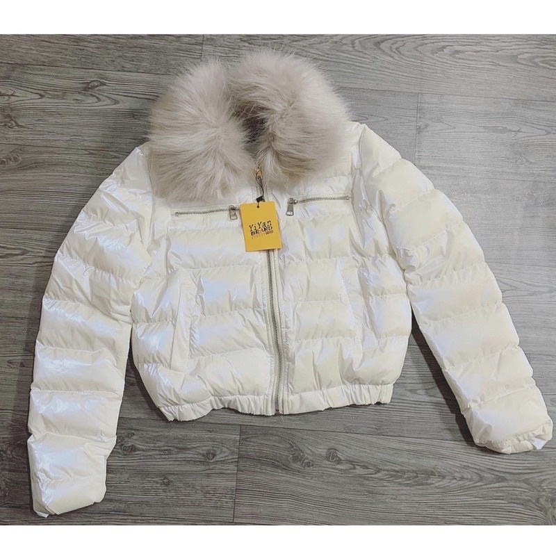 Áo phao bóng cổ lông