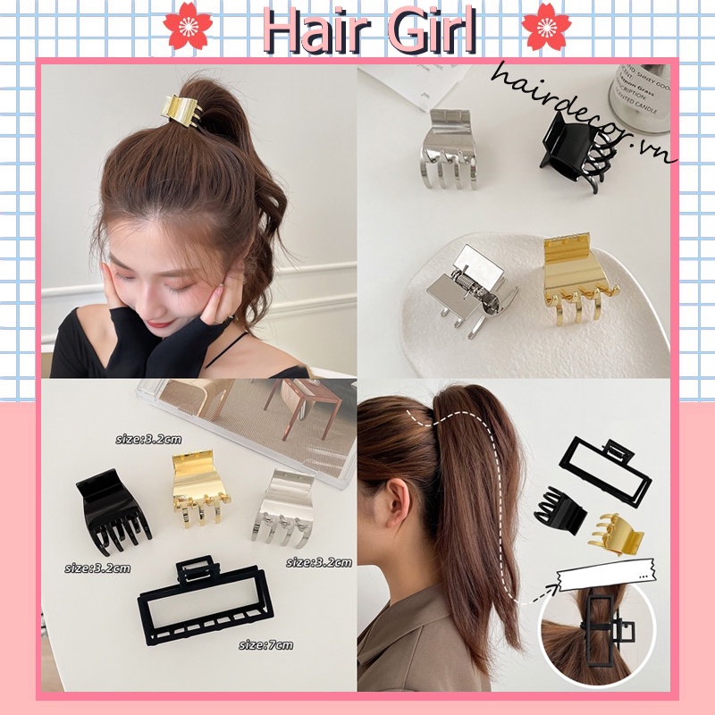 Kẹp tóc càng cua nhỏ bằng hợp kim thời trang Hàn Quốc