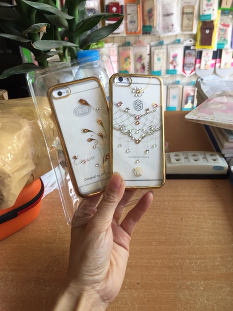 Ốp ip5/5s Xung quanh viền đá@@