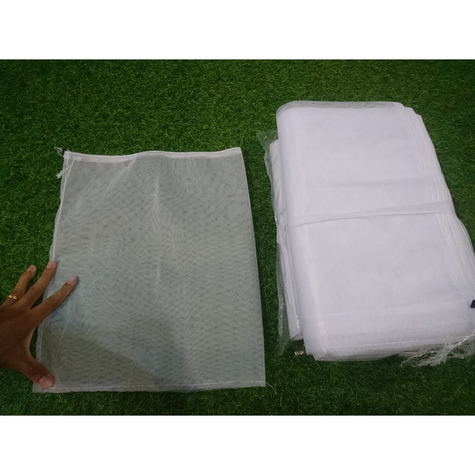 [ 35*40cm ] 50 CÁI TÚI BỌC BƯỞI LƯỚI TỐT, TÚI BAO TRÁI CÂY NHO, NHÃN, DƯA LƯỚI