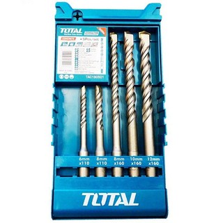Bộ 5 mũi khoan bê tông đuôi gài Total